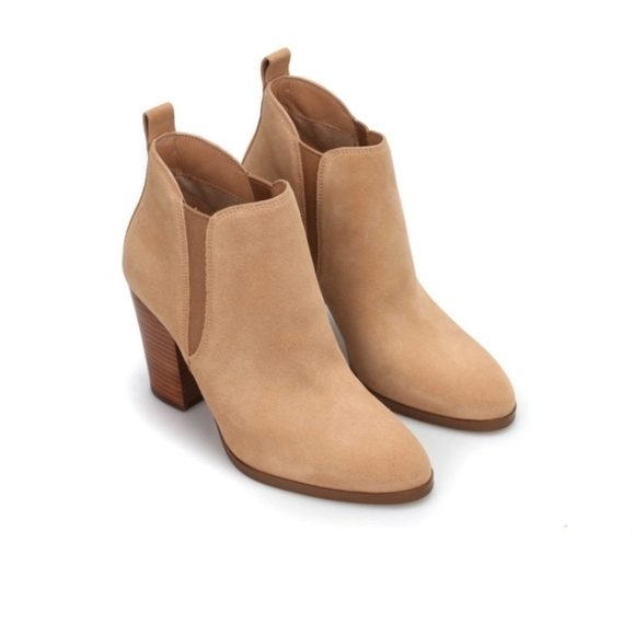 Michael Michael Kors brandy suede slip-on booties - Picture 1 of 14